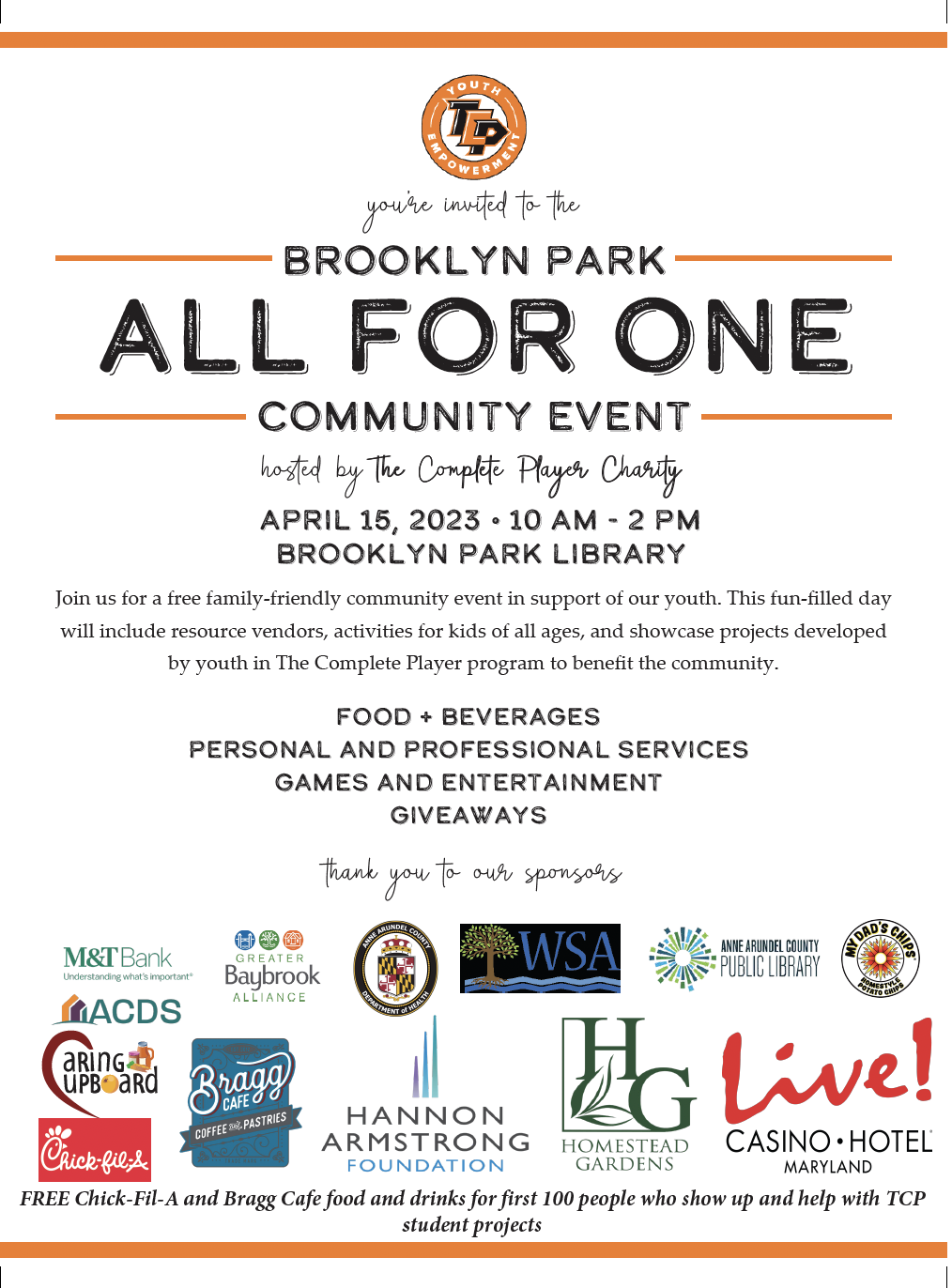 Brooklyn Park All For One Community Event