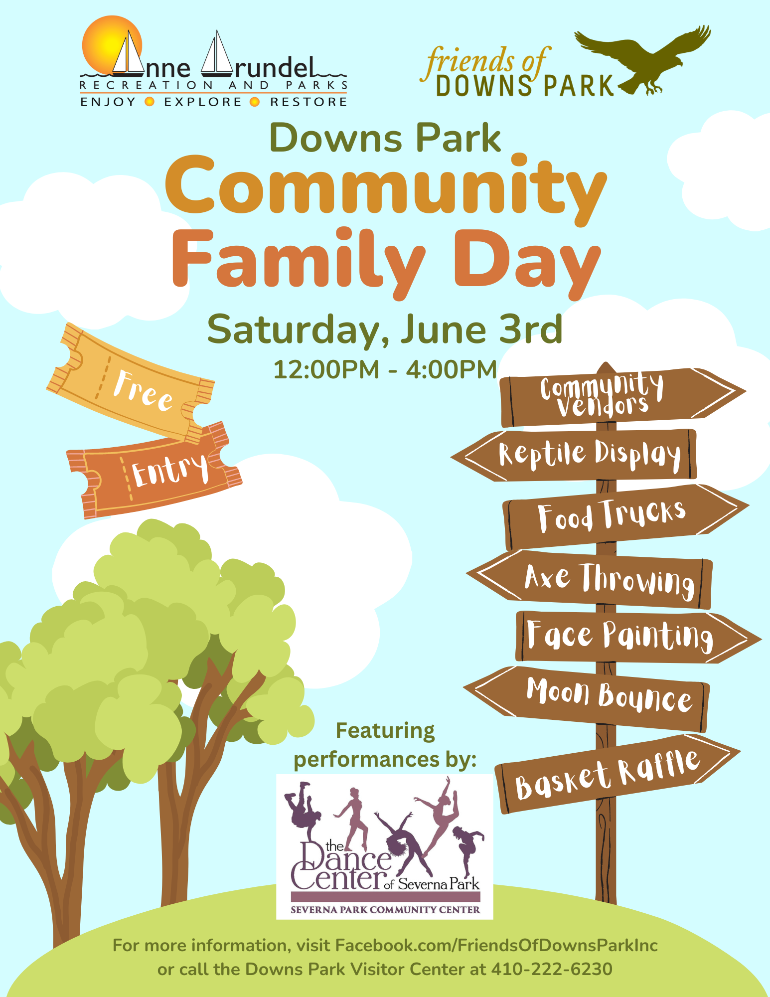 Downs Park Community Family Day Flyer